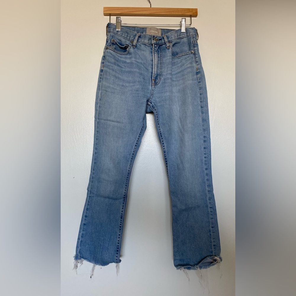 Everlane light denim jeans